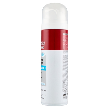 Intesa Pour Homme Schiuma da Barba Pelli Sensibili con Aloe e Olio di Canapa 300 mL